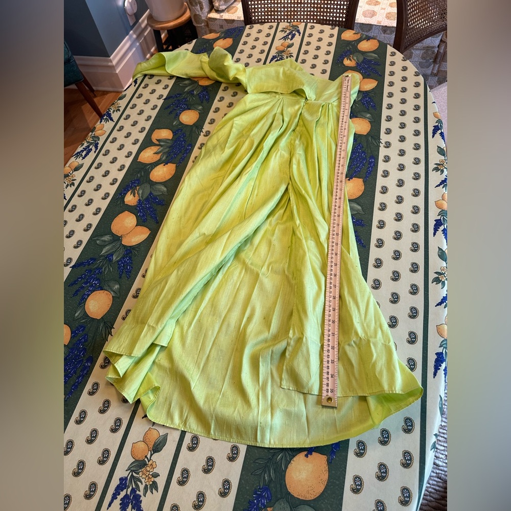 NWT Julia Amory Cartagena Wrap Skirt Dupioni Silk - Picture 6 of 14